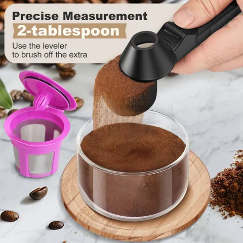 Cuillère Coulissante à Café en Plastique Poignée Longue Mesure à Poudre Quantitative Accessoires de Cuisine