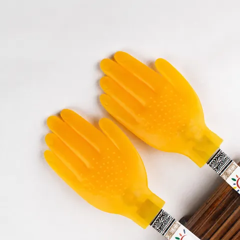 Multifunctional Silicone Meridian Patting Board Wooden Handle Body Scraping Massage Hammer Health Fitness Tool