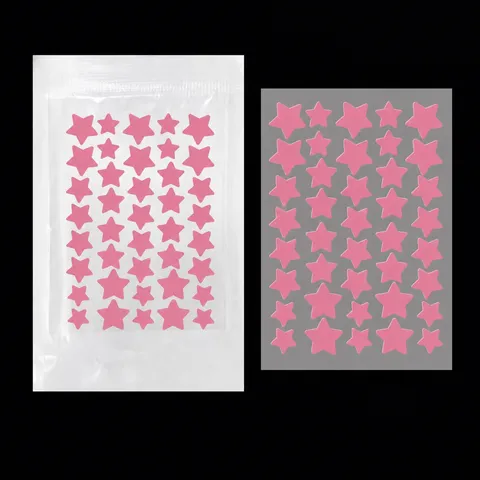 Hydrocolloid Acne Pimple Patch Star And Heart Blemish Spot Cover Invisible Hydrocolloid Face Skin Care Patches