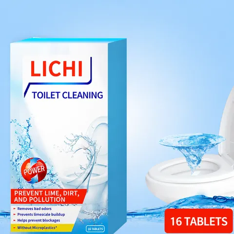 Toilet Cleaning Effervescent Tablets Bathroom Stain Remover Descaler Odor Eliminator Toilet Bowl Cleaner