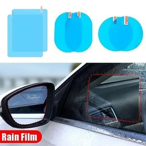 Car Rearview Mirror Rainproof Film Anti-Fog Waterproof Sticker Window Protective Film Universal Auto Accessories
