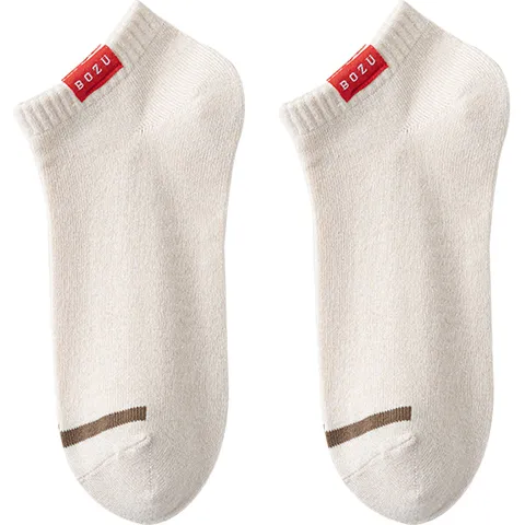 Calzini Corti Casual Estivi da Uomo in Cotone Sottile Traspirante Deodorante Sportivo Calzini Bassi Tinta Unita