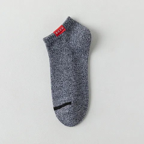 Calzini Corti Casual Estivi da Uomo in Cotone Sottile Traspirante Deodorante Sportivo Calzini Bassi Tinta Unita