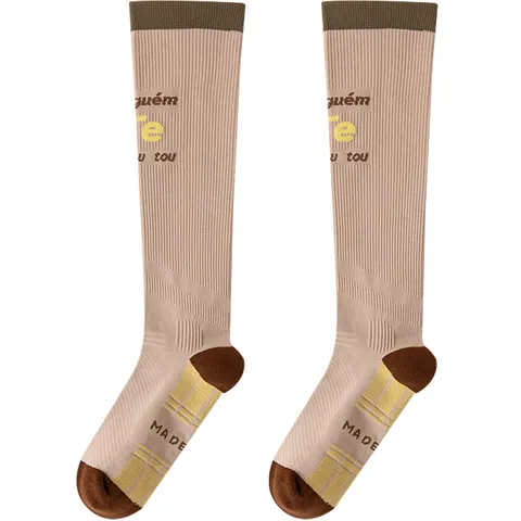 Calze a Compressione Donna Fitness Professionale Corsa Sport Calze da Polpaccio