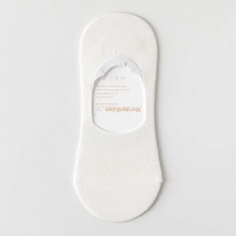 Calzini Invisibili da Uomo Calzini Corti in Cotone Mesh Traspirante Silicone Antiscivolo Taglio Basso Casual Estate