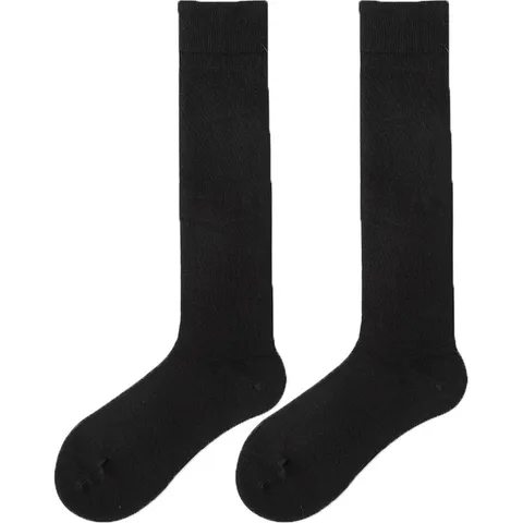 Damen Preppy Stil Baumwolle Overknee Socken Schweißableitend Lässige Lange Strümpfe