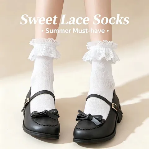Unisex Winter Warm Coral Fleece Crew Socks Soft Thickened Solid Color Cute Embroidery Sleep Floor Socks Gift