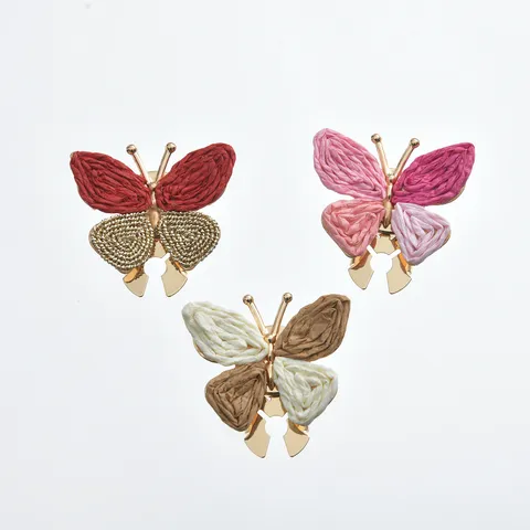 Fashion Woven Butterfly Cufflinks Alloy Gold Plated Shirt Suit Cuff Links Banquet Party Business Dress Accessories