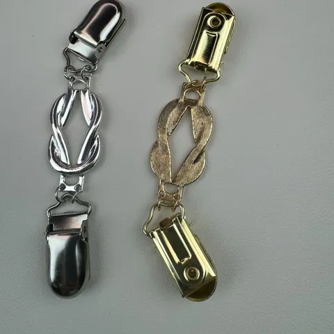 Vintage Lega Clip per Cardigan Fibbia per Sciarpa Spilla per Scialle Accessori di Abbigliamento Retro per Donne