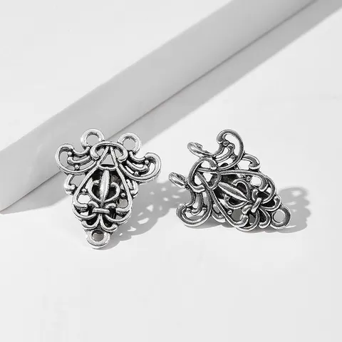 Retro Lega Fibbia per Sciarpa Clip per Scialle Vintage Geometrico Spilla per Mantello Accessori per Abbigliamento Donna