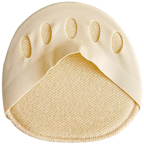 Invisible Forefoot Split-Toe Socks Ice Silk Summer Thin Low-Cut Open-Toe Five-Finger Boat Socks Non-Slip Pads