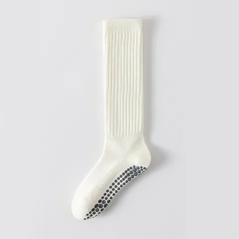 Calze a Compressione da Donna Sportive Fitness Antiscivolo Salto Muscolo Tubo Lungo Yoga Gamba Snellente