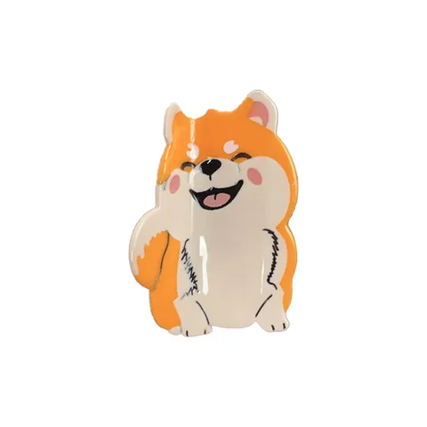 Cute Acetate Animal Hair Claw Clips Shiba Inu Gorilla Rooster Frog Shape Sweet Splicing Shark Hair Clips For Women Girls Fashion Hair Accessories