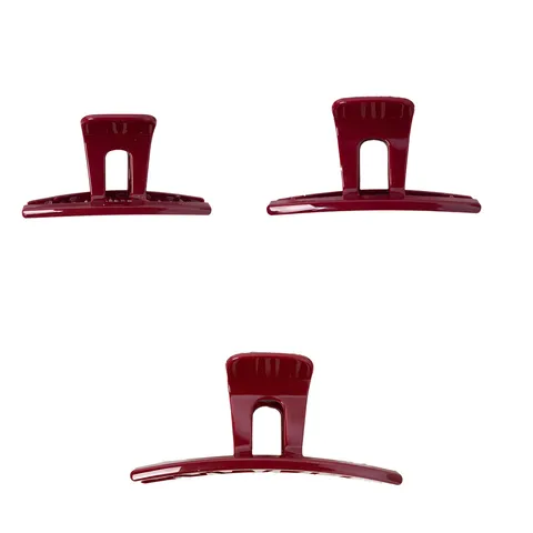 Französischer Stil Glänzende Haarklammer in Acetat-Optik für Damen Elegante Eckige Shark-Clips Geometrischer Haarschmuck