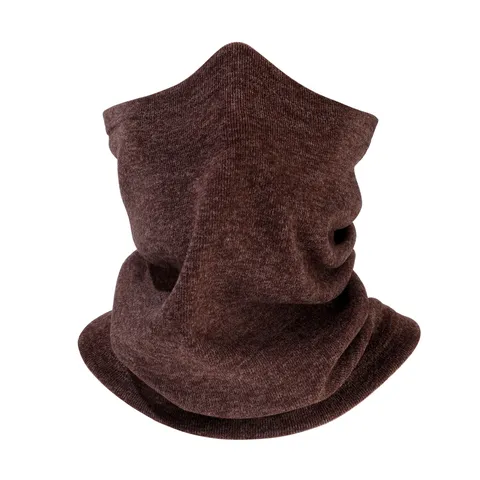 Winter Warm Neck Gaiter Thick Ribbed Knit Neck Warmer Windproof Face Mask For Men Women Outdoor Sports Polyester Scarf