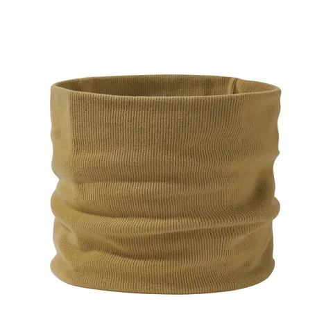 Calentador de Cuello Cálido de Invierno de Mezcla de Tencel Color Sólido Tejido Falso Cuello Alto Suave Bufanda Térmica para Hombres y Mujeres