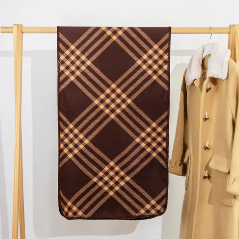Britse Stijl Klassieke Ruitjes Sjaal Winter Warm Verdikte Dekking Wikkel Mode Cashmere Gevoel Sjaal