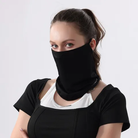 Sommer Eisseide Sonnenschutz Gesichtsmaske Damen Herren UV-Schutz Atmungsaktiv Netz Gesichtsschutz Radfahren Outdoor Sport Halsmanschette