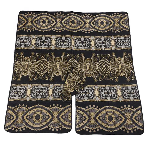 Capa Retro Jacquard Con Capucha Imitación Cachemira Espesada Chal Cálido Moda Invierno Para Hombres Y Mujeres