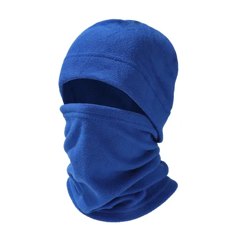 Winter Polarfleece Mütze Schal Set Winddicht Thermisch Halswärmer Beanie Für Outdoor Radfahren Reiten Verstellbarer Kordelzug Unisex