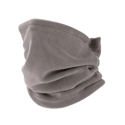Calentador de Cuello de Forro Polar de Invierno Color Sólido Bufanda Térmica Espesa Suave Mascarilla Antifrío Unisex