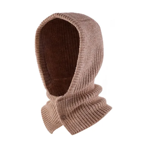 Winter Knit Hooded Fake Collar Women Men Warm Button Bib Scarf Solid Color Casual Fashion Neck Warmer