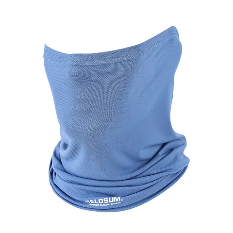 Masque Facial de Protection Solaire en Soie Glacée pour Cyclisme en Plein Air d'Été Tour de Cou Respirant Anti-UV pour Hommes et Femmes