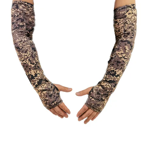 Unisex Outdoor Sun Protection Ice Sleeves Cycling Fishing UV Arm Guards Breathable Summer Sports Arm Sleeves