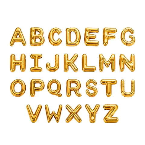 Trendy Bubble Capital Alphabet Initial Letter Pendant Titanium Steel Real Gold Plated 3D Puffy Balloon Capital Name Initial Hanging Charms Crafts Making Findings Handmade DIY Pendant Keychain Components