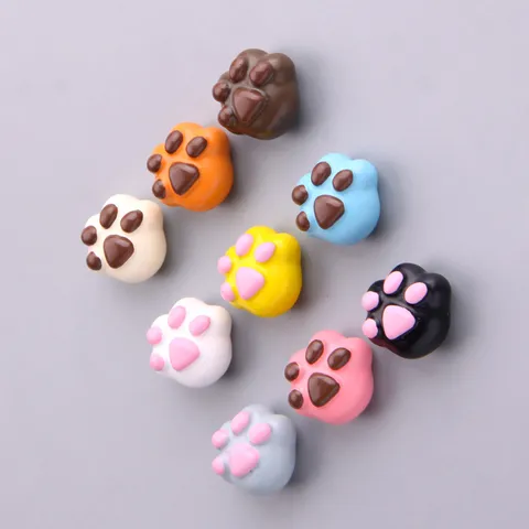 Leuke Cartoon Kattenpoot Koelkastmagneet Hars Dier Koelkaststicker Creatieve Huisdecoratie Magnetische Sticker Voor Keuken