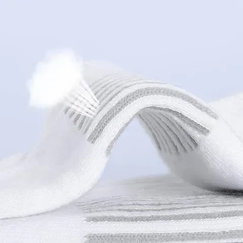 Men's Sports Crew Socks Plus Size Breathable Cotton Athletic Basketball Socks