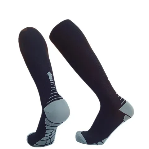 Unisex Kompression Sport Laufen Lange Socken Atmungsaktiv Basketball Fußball Athletisch Training Strümpfe
