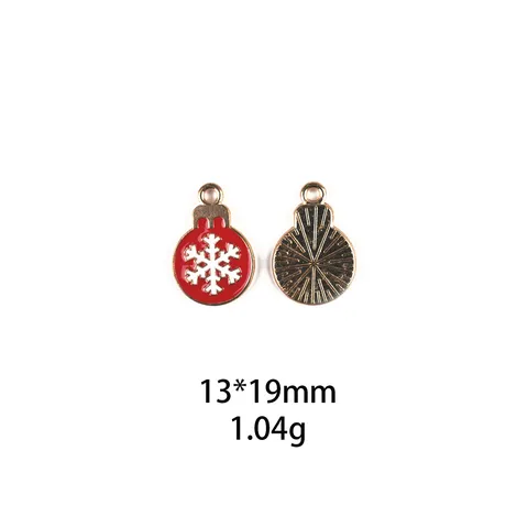 Kerstboom Kerstman Sneeuwman Legering Oliedruppel DIY Hangers Vakantie Charm Sieraden Accessoires Voor Sleutelhangers