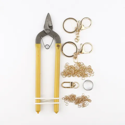 Anellini di Giunzione in Lega di Zinco Portachiavi Moschettoni Basi per Anelli Pinze Accessori per Creazione Gioielli DIY Reperti Artigianali