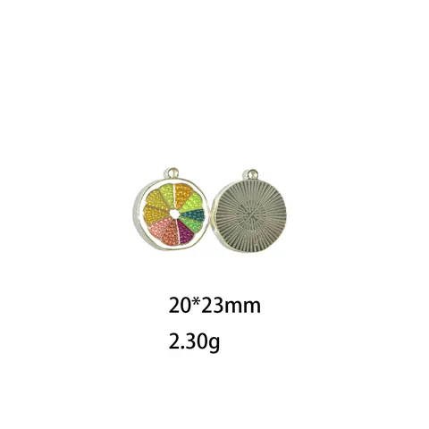Schattige Vrucht Legering Geëmailleerde Bedels Citroen Ananas Avocado Banaan Hanger DIY Sieraden Maken Accessoires Sleutelhanger