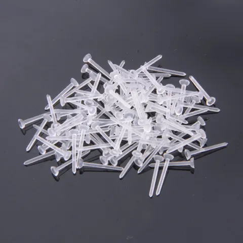 Perno di Fissaggio in PVC Trasparente per Micro Paesaggio di Muschio Materiale DIY per Sukkulente Decorazione in Plastica