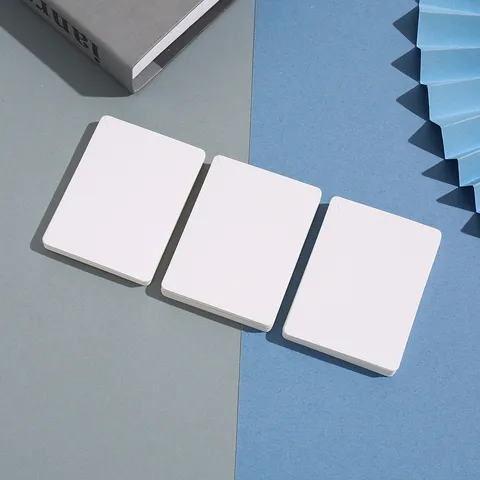 Cartes d'Affichage de Bijoux en Papier Blanc Vide pour Colliers Boucles d'Oreilles Clous Emballage