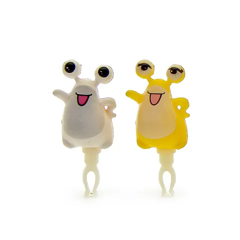 Cartoon Big Eyed Monster Phone Dust Plug Cute Couple PVC Headphone Jack Protector For Smartphone Accessory