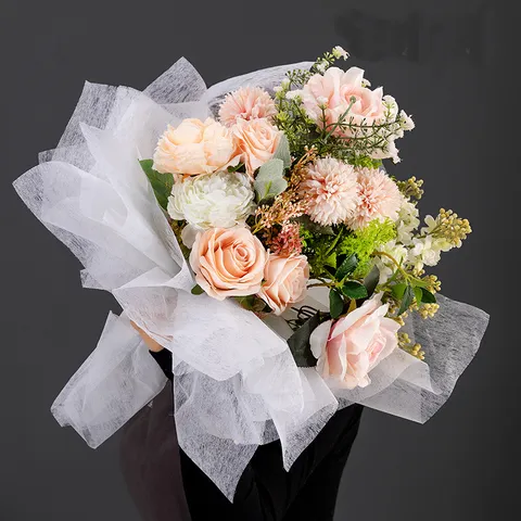 Papier de Soie en Coton Uni Épaissi Matériel d'Emballage Floral Papier d'Emballage de Doublure de Bouquet pour Cadeau Bricolage