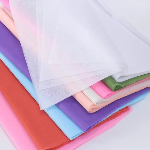 Papier de Soie en Coton Uni Épaissi Matériel d'Emballage Floral Papier d'Emballage de Doublure de Bouquet pour Cadeau Bricolage