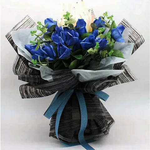 Koreaans Waterdicht Bloemeninpakpapier Matte Zijdestructuur Boeket Verpakkingsmateriaal Voor Bloemist Valentijnsdag Feest