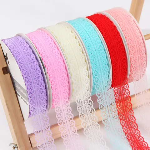 Nylon Lace Ribbon Trim For Floral Packaging Gift Wrapping Wedding Party DIY Crafts