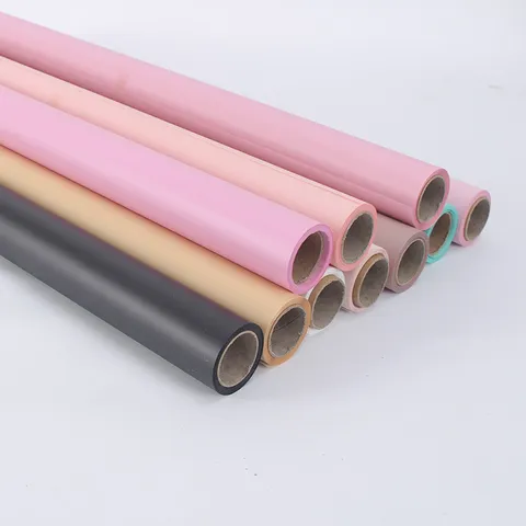 Waterdichte Effen Bloemeninpakpapier Rol BOPP Kunststof Boeket Inpakpapier Voor Bruiloft Feest Cadeau Verpakking