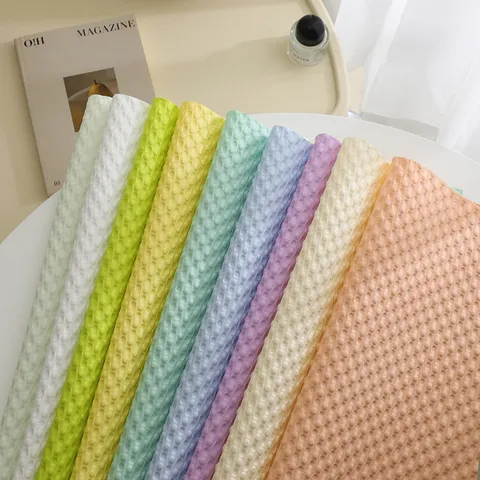 Papier d'Emballage de Fleurs Gaufré Imperméable Emballage de Bouquet Floral Papier Kraft pour Fleuriste Emballage Cadeau