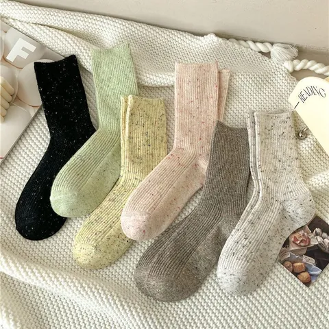 Calze al Polpaccio Slouch Calde Invernali da Donna Calze a Costine Casual