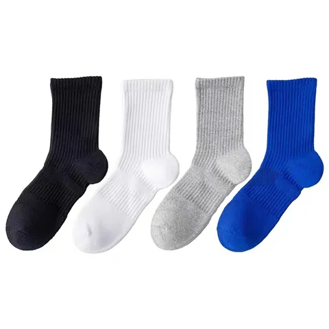 Herren Winter Thermische Basketball Socken Verdickter Frotteeboden Athletische Laufende Baumwollsocken Für Outdoor Sport