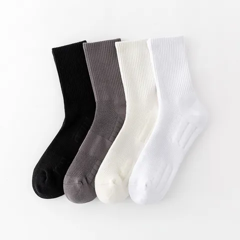 Herren Sport Socken Verdickter Frotteeboden Gekämmte Baumwolle Atmungsaktive Sportsocken Für Laufen Basketball Tägliche Kleidung