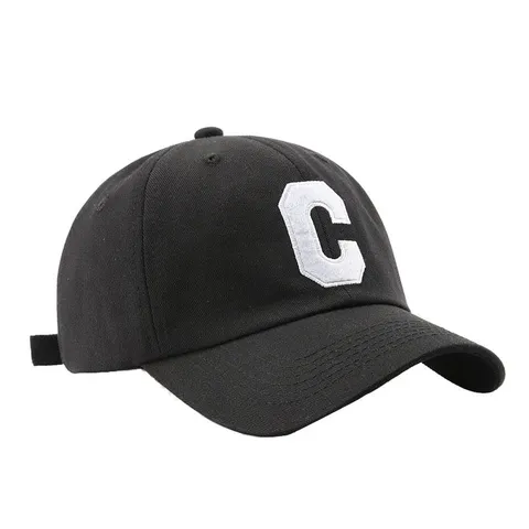 Unisex Cotton Baseball Cap Classic Letter Embroidery Curved Brim Adjustable Casual Sun Protection Sports Dad Hat