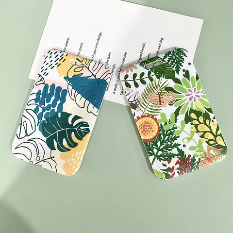 Grünpflanzen Muster Ausweishalter Mit Schlüsselband Studenten Buskarte Hülle Tropische Monstera Blatt Druck Abzeichen Schutz Für Damen Herren