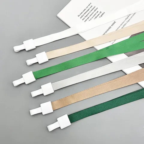 Integrated Buckle Lanyard For ID Cards Exhibition Badges Polyester Neck Lanyard For Office Workers Students Business Lanyard